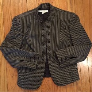 Zara striped blazer/short jacket